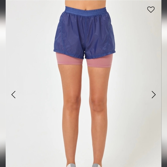 NWTS L*Space Women's Flyaway Active Blue Shorts Size XL - Picture 7 of 8